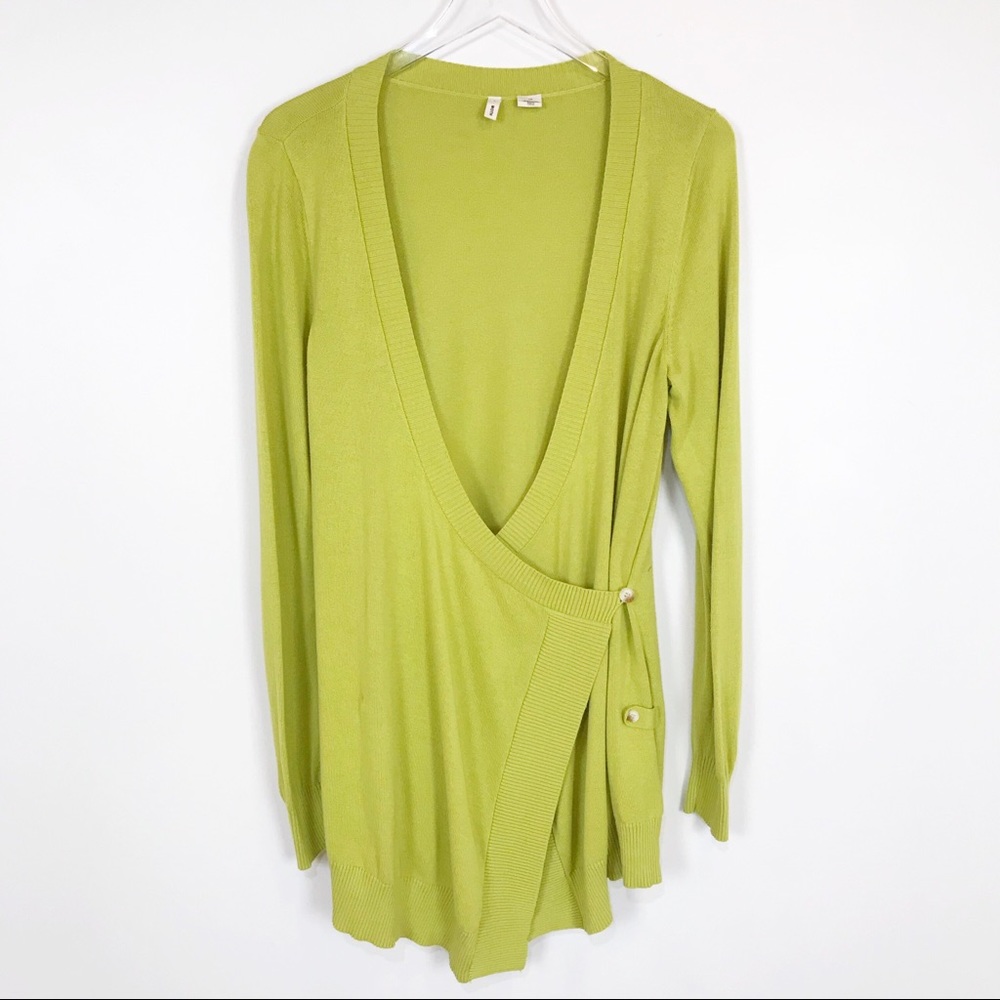 Anthropologie Moth wrap front cardigan